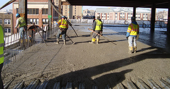 Application of fibre reinforced concrete