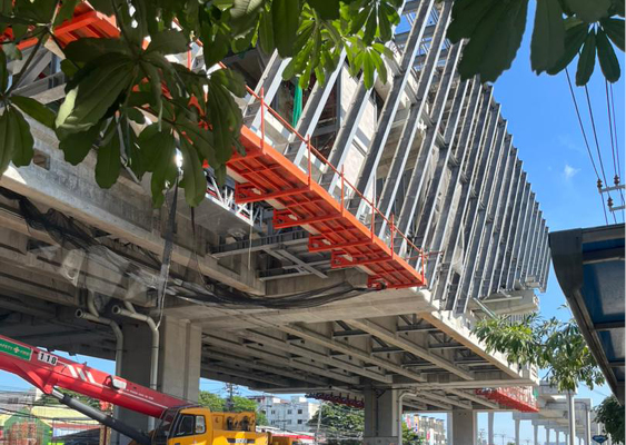 SC902 applied onto steel structure at train station