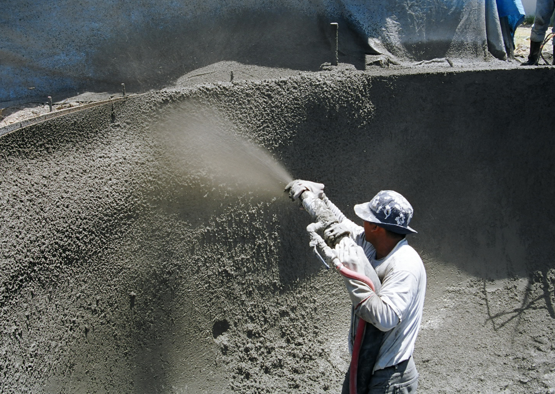 Shotcrete Application with Tuf-Strand SF