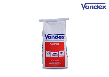 Vandex Super, A Crystalline Waterproofing Slurry