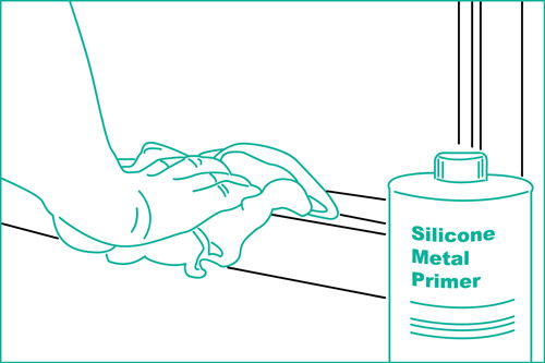 Priming with Silicone Metal Primer